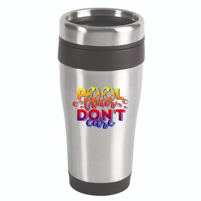Pool Hair Dont Care Funny Pool Party Gift 16oz Travel Tumbler