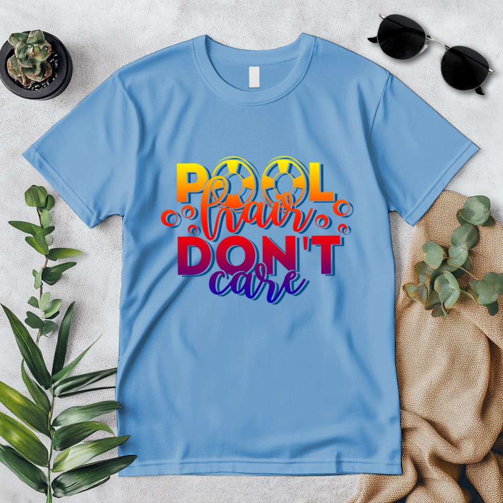 Pool Hair Dont Care Funny Pool Party Gift Premium T-Shirt