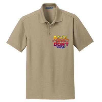 Pool Hair Dont Care Funny Pool Party Gift Dry Zone Grid Polo