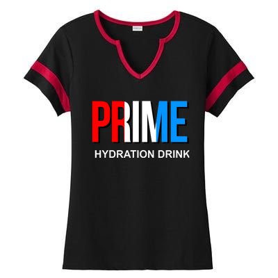 Prime Hydration Drink Ladies Halftime Notch Neck Tee