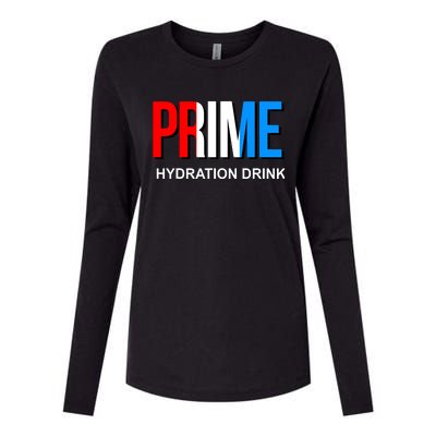 Prime Hydration Drink Womens Cotton Relaxed Long Sleeve T-Shirt