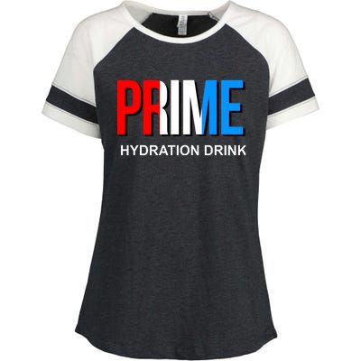 Prime Hydration Drink Enza Ladies Jersey Colorblock Tee