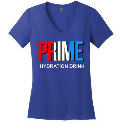 Prime Hydration Drink Women's V-Neck T-Shirt