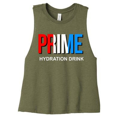 Prime Hydration Drink Women's Racerback Cropped Tank