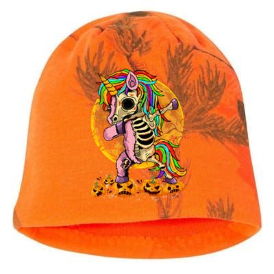 Pumpkin Halloween Dabbing Unicorn Zombie Skeleton Dab Gift Kati - Camo Knit Beanie