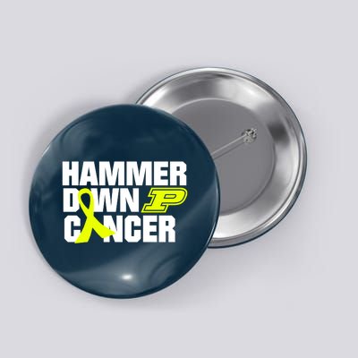 Purdue Hammer Down Cancer Button