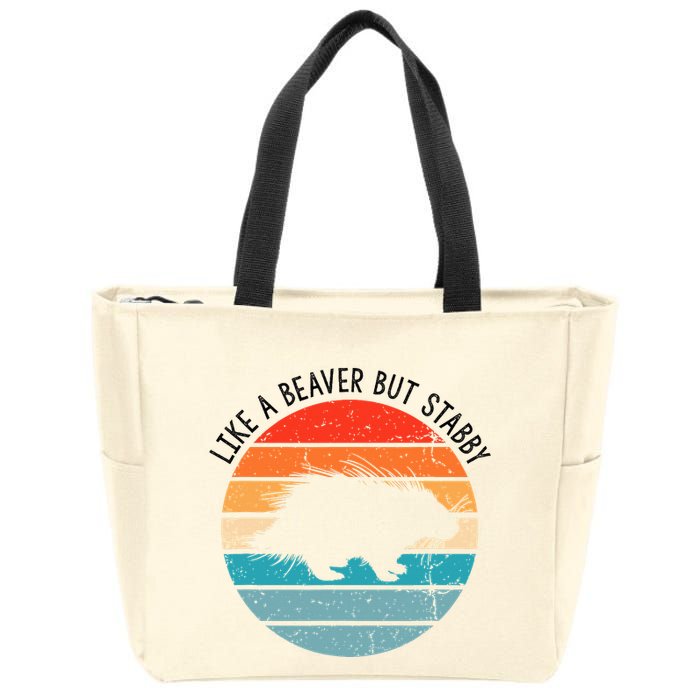Porcupine Hugger Designs For Hedgehog Porcupine Fan Zip Tote Bag