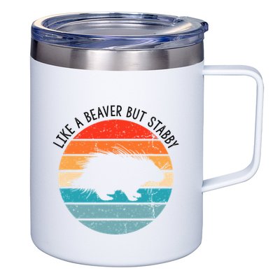 Porcupine Hugger Designs For Hedgehog Porcupine Fan 12oz Stainless Steel Coffee Mug