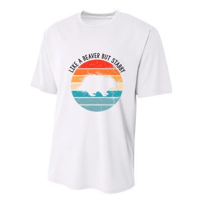 Porcupine Hugger Designs For Hedgehog Porcupine Fan Youth Performance Sprint T-Shirt