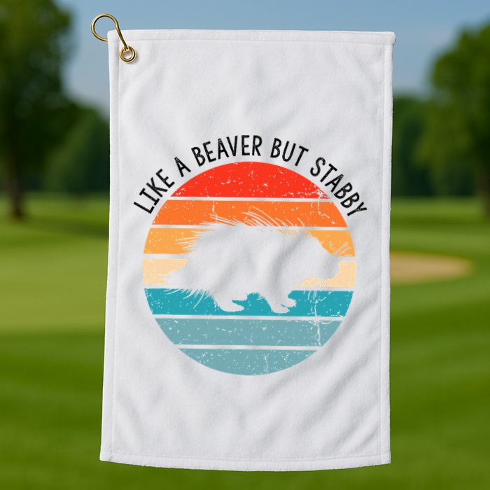 Porcupine Hugger Designs For Hedgehog Porcupine Fan Golf Towel