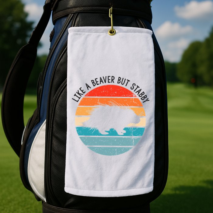 Porcupine Hugger Designs For Hedgehog Porcupine Fan Golf Towel
