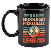 Pickleball Husband Dad Pickleball Player FatherS Day Gift 11oz C Handle Ceramic Mug