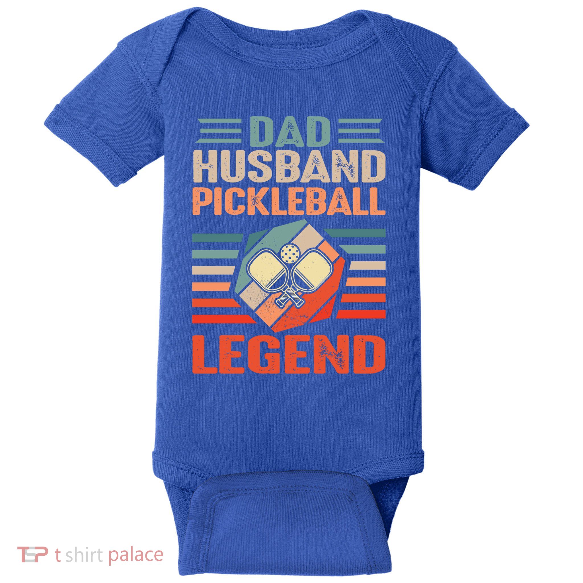 Pickleball Husband Dad Pickleball Player FatherS Day Gift Baby Bodysuit