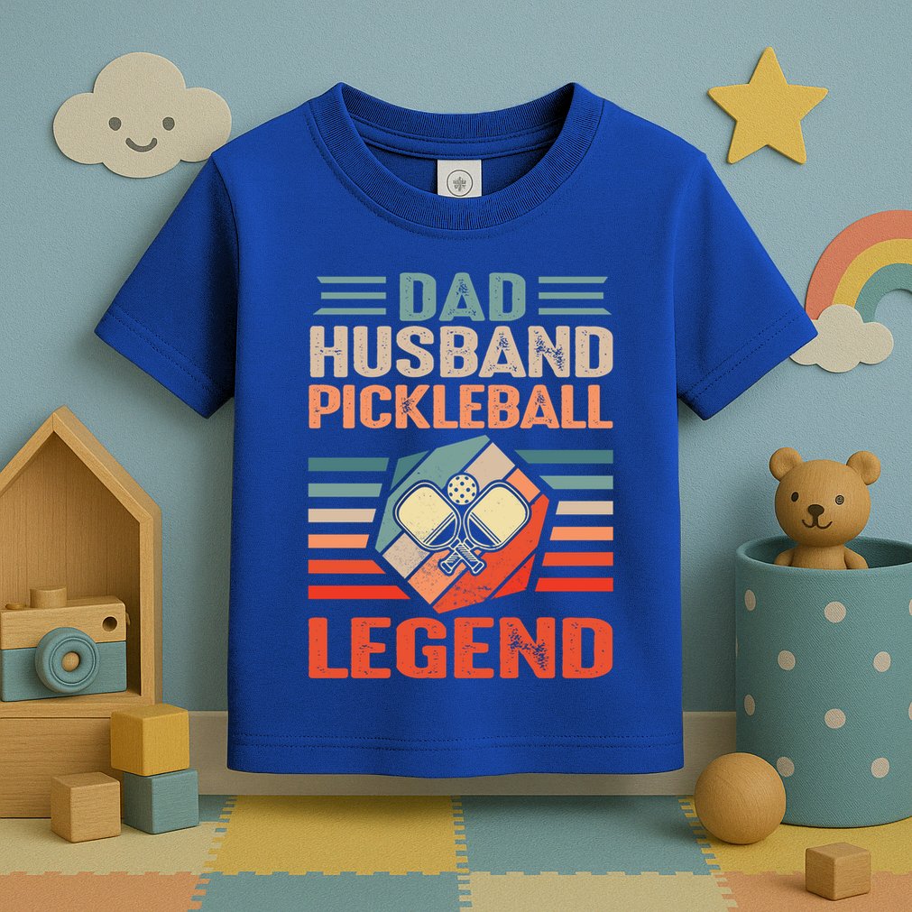 Pickleball Husband Dad Pickleball Player FatherS Day Gift Toddler T-Shirt