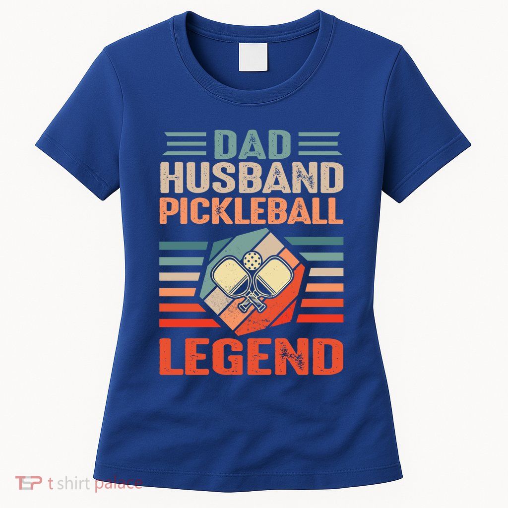 Pickleball Husband Dad Pickleball Player FatherS Day Gift Womens T-Shirt