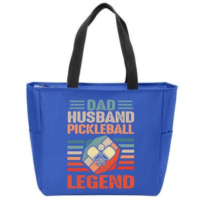Pickleball Husband Dad Pickleball Player FatherS Day Gift Zip Tote Bag
