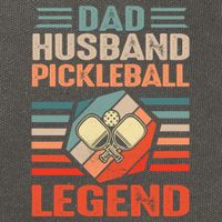 Pickleball Husband Dad Pickleball Player FatherS Day Gift Cotton Canvas Backpack