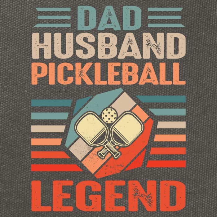 Pickleball Husband Dad Pickleball Player FatherS Day Gift Cotton Canvas Backpack