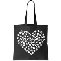 Pawprint Heart Dog Lover Bag