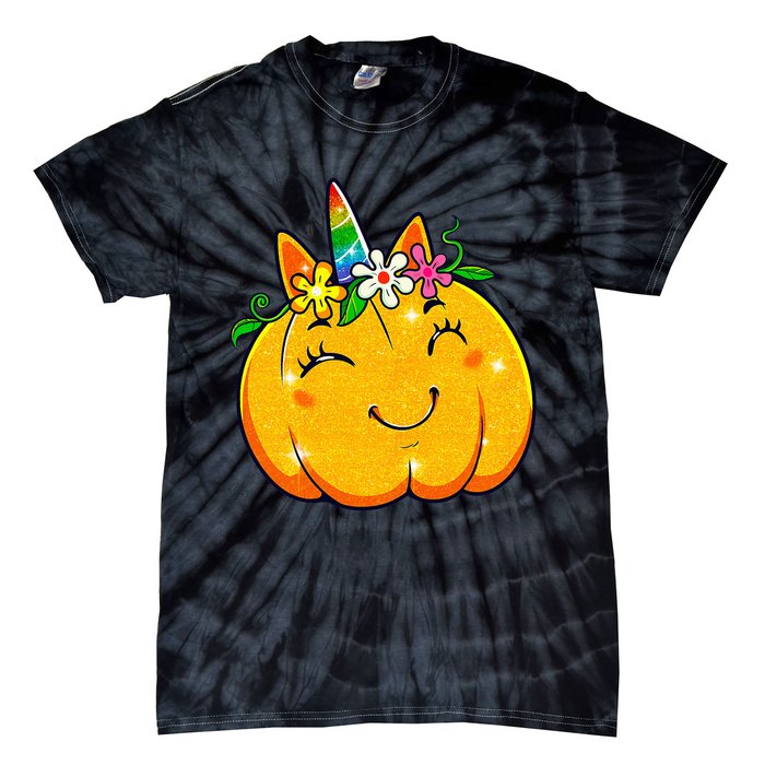 Pumpkin Harvest Enchanting Halloween & Thanksgiving Tie-Dye T-Shirt