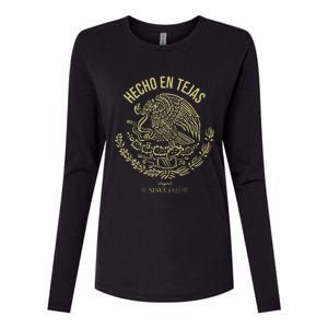 Playera Hecho En Texas Hecho En Tejas Cinco De Mayo Gift Womens Cotton Relaxed Long Sleeve T-Shirt