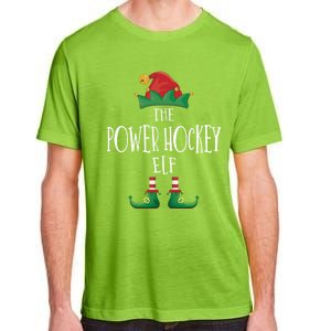 Power Hockey Elf Cute Gift Family Matching Pajamas Christmas Cute Gift Adult ChromaSoft Performance T-Shirt