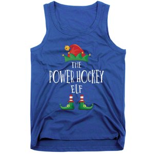 Power Hockey Elf Cute Gift Family Matching Pajamas Christmas Cute Gift Tank Top