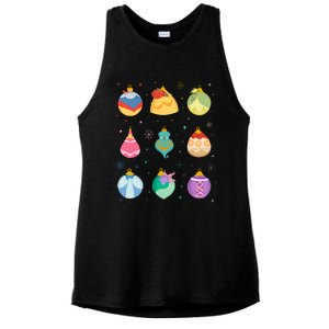 Princess Holiday Enchanting Christmas Ornaments Ladies PosiCharge Tri-Blend Wicking Tank