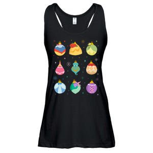 Princess Holiday Enchanting Christmas Ornaments Ladies Essential Flowy Tank