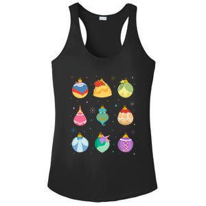 Princess Holiday Enchanting Christmas Ornaments Ladies PosiCharge Competitor Racerback Tank