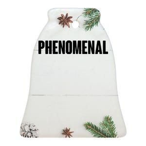 Phenomenal Ceramic Bell Ornament