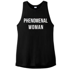 Phenomenal Woman Ladies PosiCharge Tri-Blend Wicking Tank