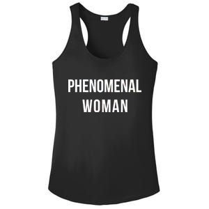 Phenomenal Woman Ladies PosiCharge Competitor Racerback Tank