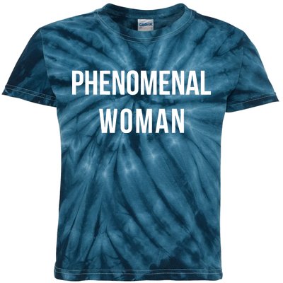 Phenomenal Woman Kids Tie-Dye T-Shirt