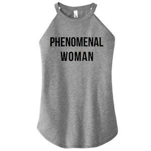 Phenomenal Woman Women's Perfect Tri Rocker Tank