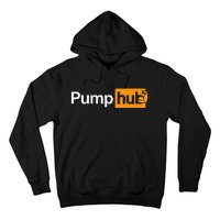 Pump Hub Funny Bodybuilding Weightlifting Hoodie