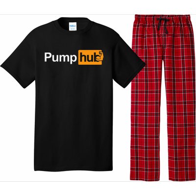 Pump Hub Funny Bodybuilding Weightlifting Pajama Set