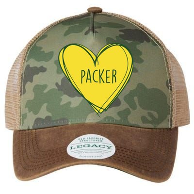 Packers Heart Football Team Touchdown Legacy Tie Dye Trucker Hat