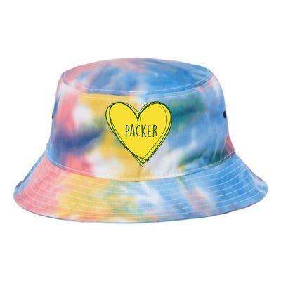 Packers Heart Football Team Touchdown Tie Dye Newport Bucket Hat