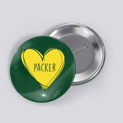 Packers Heart Football Team Touchdown Button