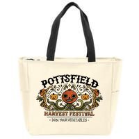Pottsfield Harvest Festival , Don Your Vegetables , Over The Garden Wall Zip Tote Bag