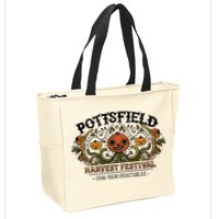 Pottsfield Harvest Festival , Don Your Vegetables , Over The Garden Wall Zip Tote Bag