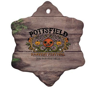 Pottsfield Harvest Festival , Don Your Vegetables , Over The Garden Wall Ceramic Star Ornament