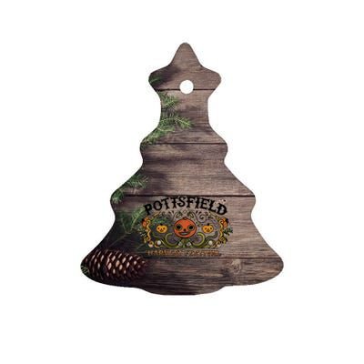 Pottsfield Harvest Festival , Don Your Vegetables , Over The Garden Wall Ceramic Tree Ornament