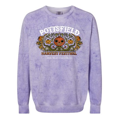 Pottsfield Harvest Festival Colorblast Crewneck Sweatshirt