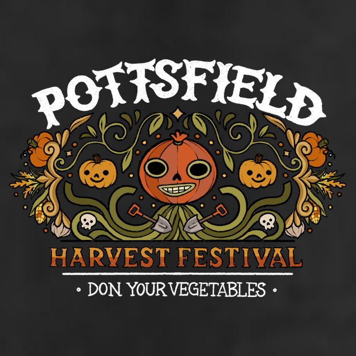 Pottsfield Harvest Festival 7 Panel Mesh Trucker Snapback Hat