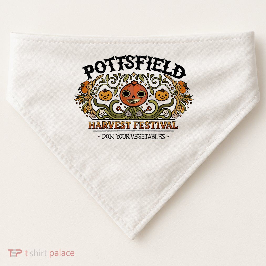 Pottsfield Harvest Festival USA-Made Doggie Bandana
