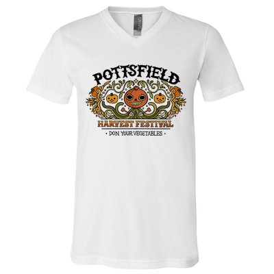 Pottsfield Harvest Festival V-Neck T-Shirt