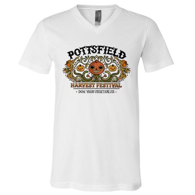 Pottsfield Harvest Festival V-Neck T-Shirt