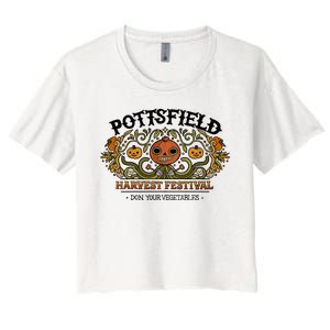 Pottsfield Harvest Festival Women's Crop Top Tee